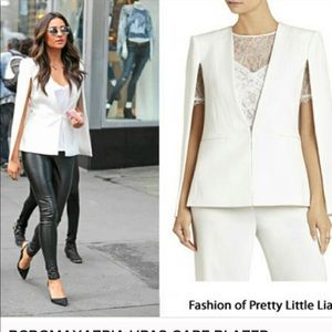 Coats | Bcbg Black Upas Cape Blazer Nwt 
